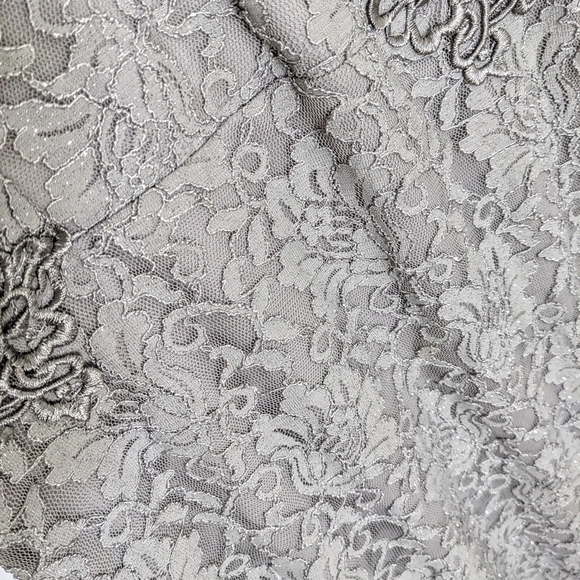 Elegant Lace Dress in Gray - Picture 4 of 11